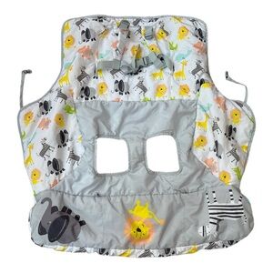 Comfro Jungle Animals Shopping Cart Cover for Baby Gray